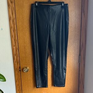 Old Navy Black Faux Leather Pants